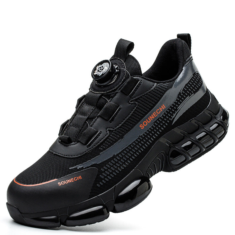 ShieldFlex Safety Shoes, Puncture-proof & Soft Bottom Breathable