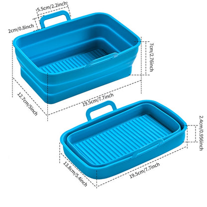 Foldable Silicone Air Fryer Tray