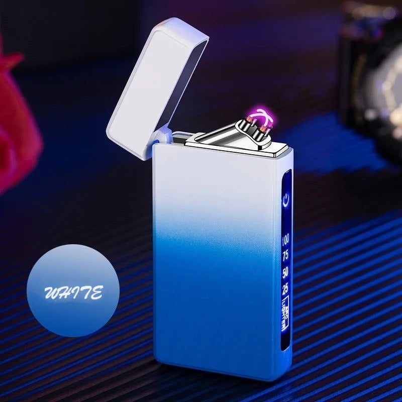 Windproof lighter / arc lighter / USB rechargeable lighter / Led display lighter / Gift for men / gift for woman / classic style body lighter