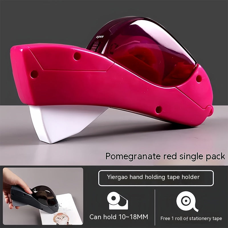 Hand-held automatic tape dispenser